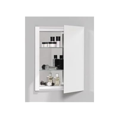 robern RC1620D4FP1 R3 Series Cabinet, 16" x 20" x 4", Single Door, Polished Edge