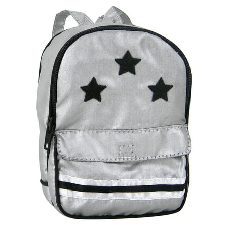 Sophia's Nylon Backpack for 18â€ Dolls, Silver