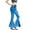 Blue, variant on Wide Leg Sweatpants Women Stage Glossy Fit High Waist Flared Pants Night Club Wide Leg Festival Performance Pants Pants for Women Blue XL