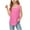 Pink, variant on Taqqpue Girls Tank Tops Kids Summer Square Neck Sleeveless Shirts Casual Cute Loose Solid Color T Shirts for Kids 5-15 Years