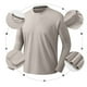 thumbnail image 4 of pstuiky Camisas de invierno de manga larga para hombre, Camiseta informal de cuello redondo para hombre, camiseta deportiva informal falsa, camiseta de cuello redondo de manga larga xxxl, 4 of 7