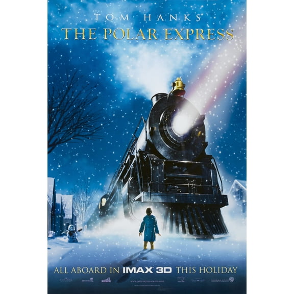 Polar Express The Movie Poster Metal Print 12In x 16In 12x16 Multi-Color Square Adults Poster Time