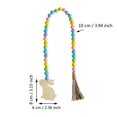 thumbnail image 3 of Easter Wood Beads String Colorful 2mm Large Wood Beads Colorful Wood Beads Tassel Rope With Easter Wood Chips String Beads Glass Crystal Beads Chain Garland, 3 of 4