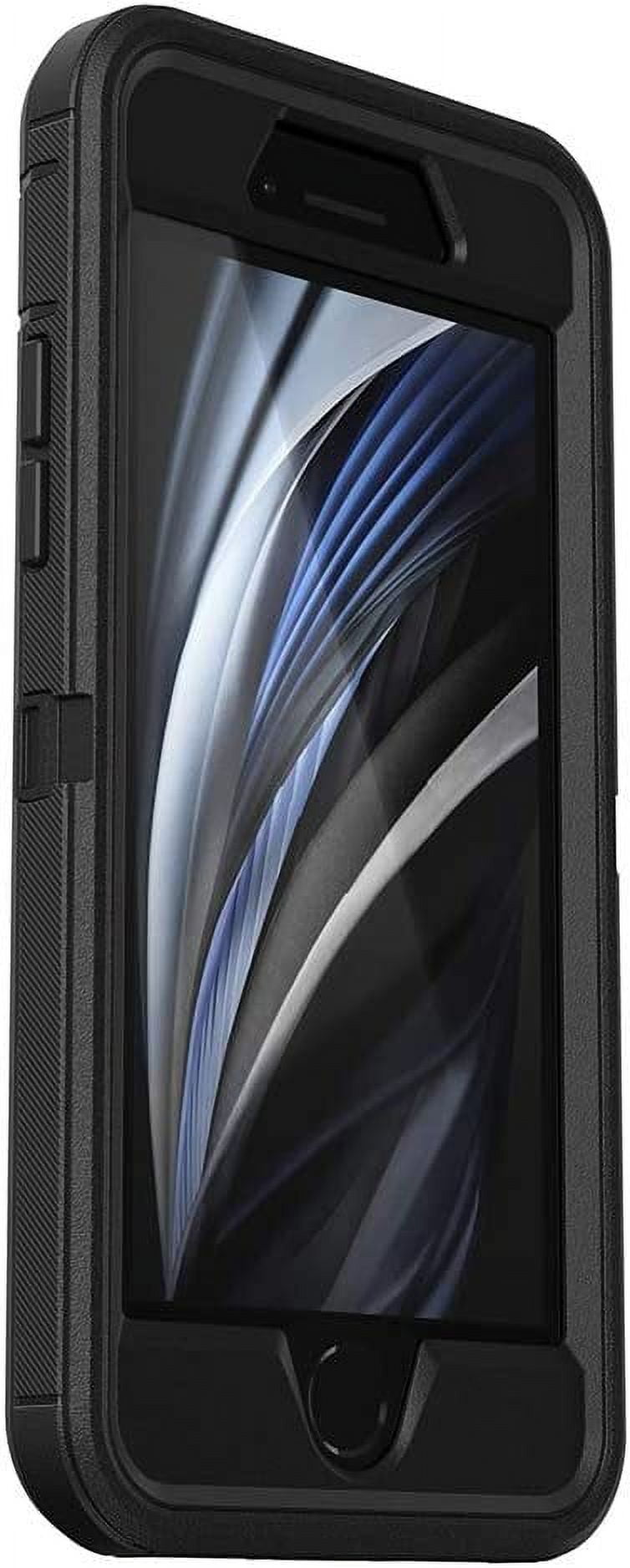 OtterBox DEFENDER SERIES Case for iPhone SE 3rd and 2nd gen and iPhone 8/7 - BLACK