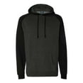 thumbnail image 1 of Sudadera con capucha Raglan de Independent Trading Co. 3XL Charcoal Heather/Black Compañía de Comercio Independiente IND40RP, 1 of 1