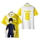 thumbnail image 5 of 2022 Última camiseta BLUE LOCK NAGI para hombres, camisetas con estampado 3D para mujeres, camisetas de manga corta con cuello redondo, camisetas de dibujos animados de anime para niños y niñas, 5 of 5