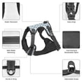 thumbnail image 3 of Naloa Nautical Theme Anchors Pet Harness Vest with Traction Rope, Adjustable No-Choke Dog Vest for Outdoor, Walking - X-Large, 3 of 4