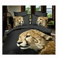 thumbnail image 1 of Housse de Couette/drap pour Lit Grand Très Grand Size 3D Coton Impression Réactive 4 Pcs 46, 1 of 1