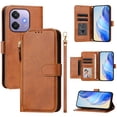 thumbnail image 3 of Funda para OPPO A40 4G Cartera de Mano con Cremallera y Correa Cruzada Desmontable, 3 of 5