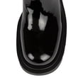 thumbnail image 4 of Jeffrey Cambell Bestride Black LeatherKnee-High Lug Sole Chunky Chunky Moto Boot (9.5, Black), 4 of 4