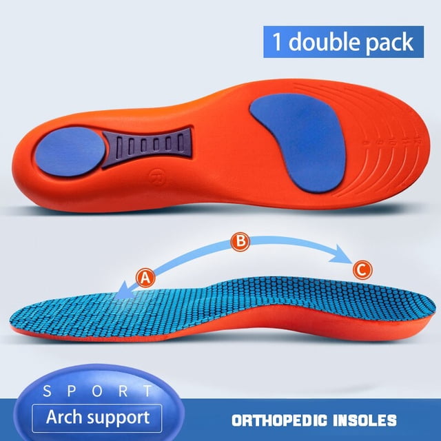 2022 nuevas plantillas ortopédicas para zapatos para hombres y mujeres, plantilla de aire con soporte de arco para pies, cestas absorbentes de golpes, zapatillas deportivas para correr, SoleEU35-36 Gao Jinjia LED