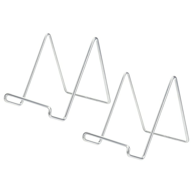 OULII 2 Pcs Holder Display Metal Display Stand Simple Design Displaying Magazines
