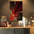 thumbnail image 1 of Design Art - Fleur Fractale Jaune et Rouge, 1 of 4