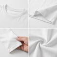 thumbnail image 4 of Men's Long Sleeve T-Shirts Lightweight Super Soft Athletic Crew Neck Tees for Running Lounging Casual Workout White, 4 of 6