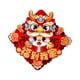 thumbnail image 5 of Pegatinas de puerta de Año Nuevo chino Pegatinas de puerta de dragón chino Palabra de bendición china Estilo A, 5 of 9