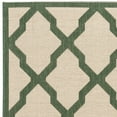 thumbnail image 5 of SAFAVIEH Beach House Loraine Trellis Indoor/Outdoor Area Rug Cream/Green, 4' x 6', 5 of 7