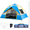 Azure - With Doors and Windows, variant on SAN LIKE Camping Tent 2/3/4 Person Instant Easy Pop Up Tents for Camping Lightweight Backpacking Tent Automatic Waterproof Family Easy Set Up Tent for Camping Hiking Traveling - With Windows