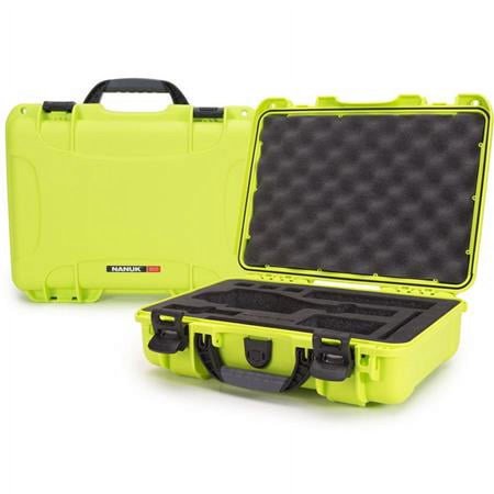 UPC: 0666365016324 | 910 Lightweight NK-7 Resin Waterproof Protective Case with Foam Insert for DJI Osmo Series Cameras  Lime