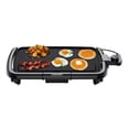thumbnail image 1 of Chefman Plancha eléctrica con control de temperatura extraíble, parrilla ideal para hamburguesas, huevos, plancha para panqueques, superficie de cocción antiadherente fácil de limpiar 10 x 16 pulgadas, 1 of 4