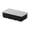 #-【Black】| 1 Ice Cube Tray, variant on Silicone Ice Cube Molds with Lid - 8 Cavity - Press-Type Soft Bottom for Easy Release, Food Freezer Container, JASKFLY