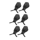 thumbnail image 1 of 6pzs Gorro De Cheff Gorro Para Cocina Estilo Turbante Unisex Rallas Malubero Negro, Blanco, 1 of 4