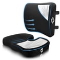 thumbnail image 1 of Juego de cojines Samsonite de espuma viscoelástica para asiento y soporte lumbar, 1 of 5