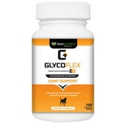 VetriScience Laboratories GlycoFlex 3, Hip and Joint Supplement for Dogs, Roast Chicken Flavor, 120 Chewable Tablets