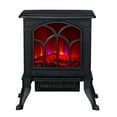 thumbnail image 3 of YIGOUMY Portable Space Heater, Realistic 3D Flame for Indoor Use Desktop Fireplace Warm Fan for Home Bedroom Bathroom, 3 of 8