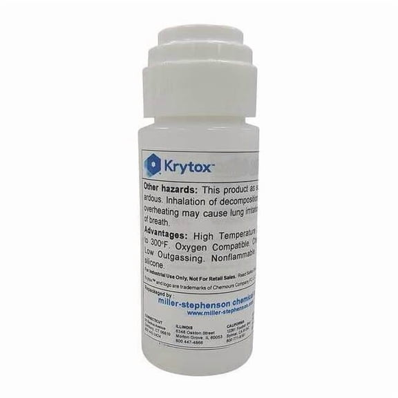Krytox Lubricant, 2 oz., Dabber Bottle, PFPE, Colorless LCDGPL105