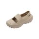 thumbnail image 1 of s Sandalias Antideslizantes Mujer Transpirable 8cm Sandalias Gruesas Punta Cerrada 39 jinwen Sandalias de plataforma, 1 of 8
