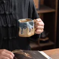 thumbnail image 4 of Totoro Hero 300ml Irregular Shape Ceramic Tea Coffee Cups Retro Drinkware Milk Coffee Mug Home Kitchen Desktop Juice Cup Handheld Type Mugs, 4 of 10