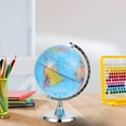 thumbnail image 4 of MOVTOTOP Blue Plastic Interactive globe for Kids with 360 Degree Rotating Stand and Clear World Map Details for Decor, 4 of 8