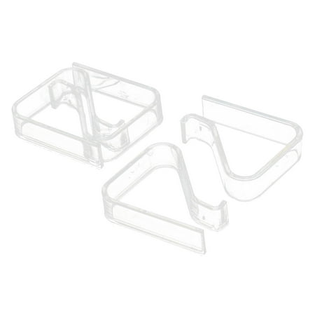 Runner Medal Holder Unique Bargains Table Plastic Tablecloth Covver Runner Clip Clamp Holder 2-3.5cm Thickness 4 Pcs ()