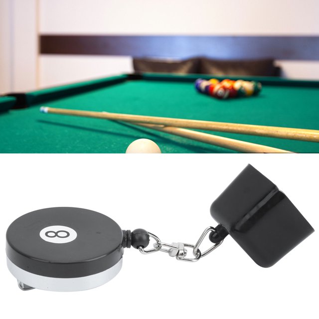 LHCER Billiard Chalk Holder,Pool Chalk Holder,Billiards Snooker Pool Chalk Holder with Belt Clip Retractable Pool Table Accessories
