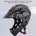 thumbnail image 2 of Adjustable Breathable Kids Bike Helmets Toddler Lightweight Full Face Bicycle Helmets with LED Light, 2 of 9