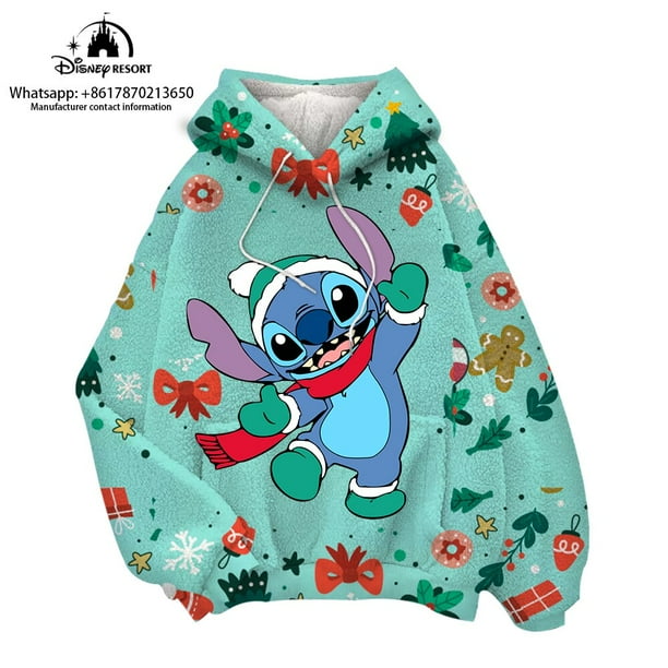 Microfiber Coral Fleece Blanket Disney Stitched Hoodie Sleeves Super Soft Warm Outdoor Pocket Hoodie Winter Hooded TV BlanketM Gao Jinjia LED