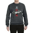 thumbnail image 2 of Wild Bobby, Ford Mustang 50 Years, Cars and Trucks, Unisex Crewneck Graphic Sweatshirt, Charcoal, 3X-Large, 2 of 4