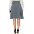 thumbnail image 3 of Allegra K Women's Button Front Formal Work A-Line Midi Skirts, 3 of 5