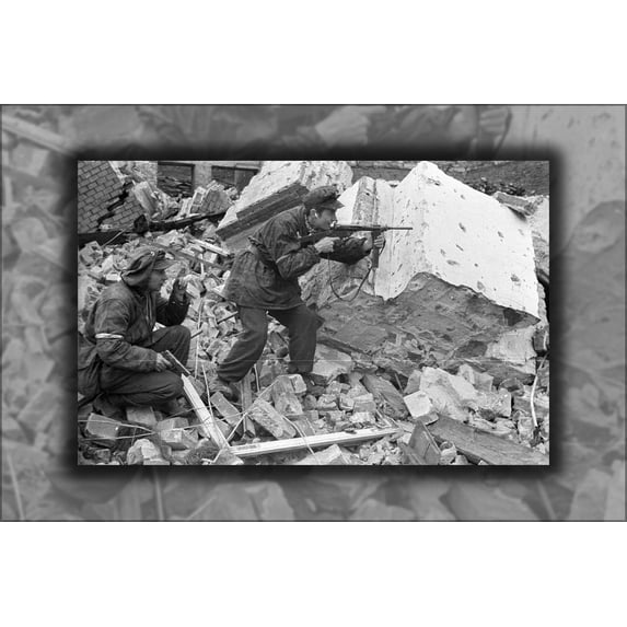 24"x36" Gallery Poster, Warsaw Uprising by Chrzanowski