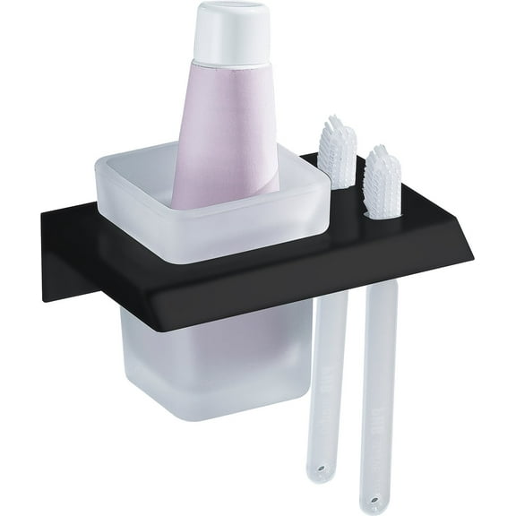 Marina Wall Toothbrush Holder - Black