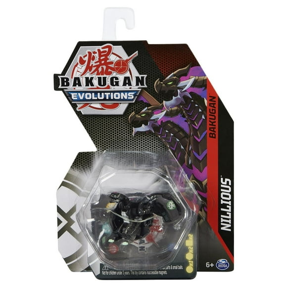 Bakugan Evolutions, Nilious, 2-inch Tall Collectible Action Figure and Trading Card, Kids Toys for Boys, Ages 6 and Up