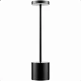 thumbnail image 1 of Rechargeable Cordless Table Lamp,6000mAh Outdoor Portable Battery Operated LED Desk Lamps,2-Levels Brightness Dimmable Battery Powered Table Light for Restaurant/Bedroom/Bars/Home Patio(Black), 1 of 5