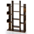 thumbnail image 1 of Gymax Bookshelf Tree-Shaped Bookcase w/13 Storage Shelf Rustic Industrial Style, 1 of 10