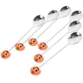 thumbnail image 2 of 6pcs Halloween Spoons Stainless Steel Cake Spoons Pumpkin Spoons Dessert Spoons Halloween Tableware, 2 of 8