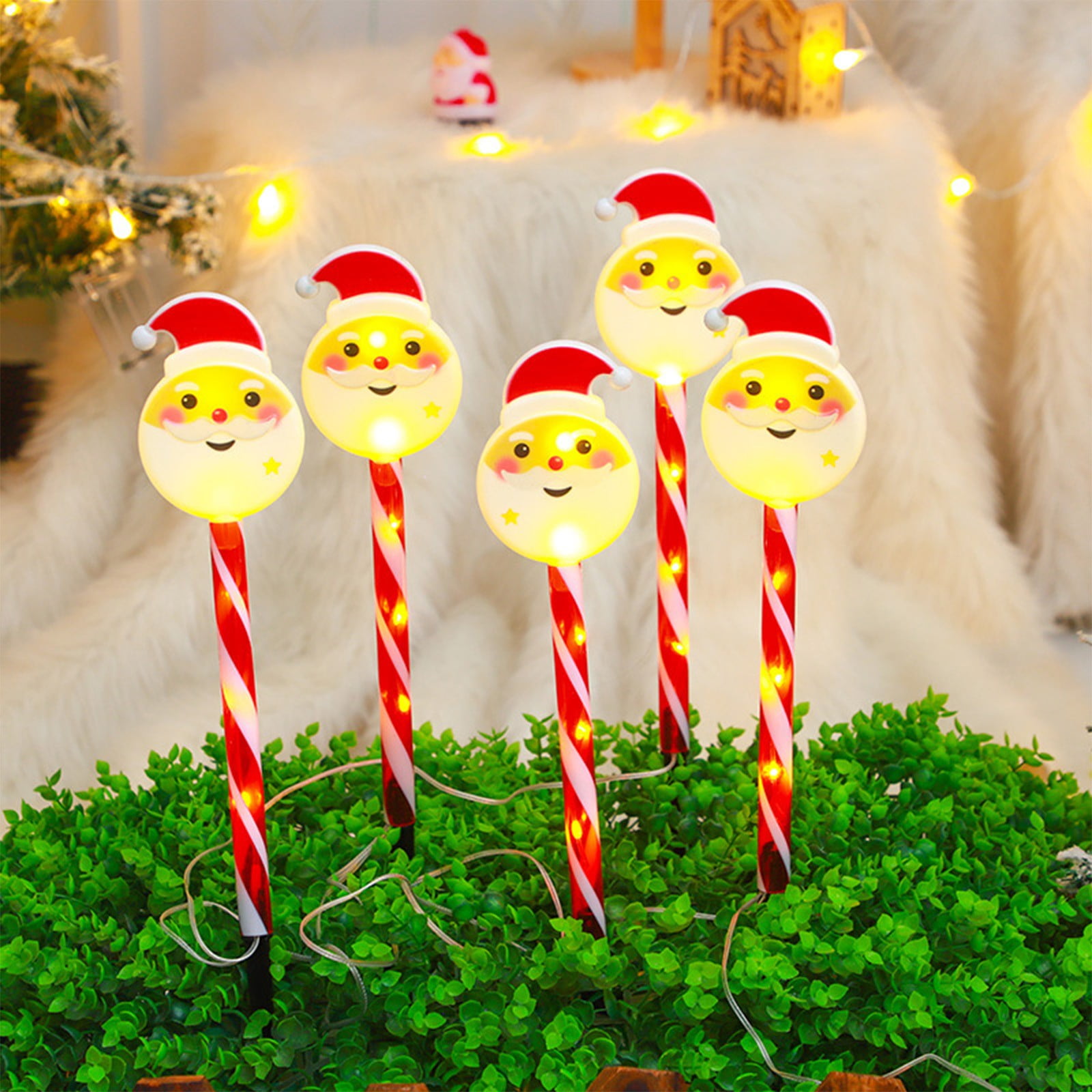 Solar Powered Christmas Light, Yard Stake Light Outdoor Garden Decoration