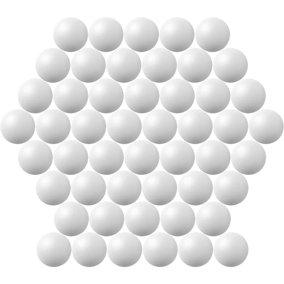 50 Pcs White Table Tennis Balls, 40mm Plastic Ping Pong Balls Bulk DIY Projects