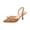 Brown, variant on Women's Slingback Kitten Heels Closed Pointed Toe Wedding Party Dress Pumps Shoes Women's Elegant Pointed Toe Shoes with Bow Trendy Sandals