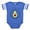 Royal Blue, variant on CafePress - Avocado Lover Kawaii - Cute Infant Baby Football Bodysuit