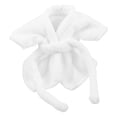 thumbnail image 1 of Miangastore Doll Clothes Mini Bear Doll Robe White Plush 1Set 11.4X7.5X0.2In, 1 of 8