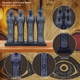 thumbnail image 3 of Ancient Egyptian Gods & Pharaohs Statue Set (4 pcs) - Premium Resin Home Decor Figurines & Mystical Ornaments for Unique Gifts, 3 of 6